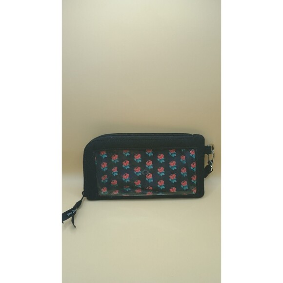 Vera Bradley  RFID Tech Wristlet~Classic Black - Preowned - Picture 1 of 6